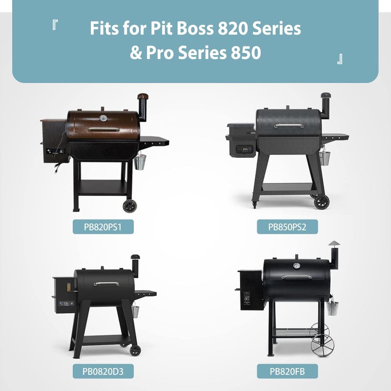SHINESTAR Upgraded Smoker Grill Cover for Pit Boss 820/850, Z Grill 700 Series, Wood Pellet Grills Cover for Pit Boss Pro 820/850 Series, Sportsman/Deluxe 820 Series, Waterproof & Heavy Duty, 600D - Image 2